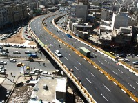 تقاطع غیر همسطح بلوار شهید بهشتی با بلوار آزادی (سه راه رجائی شهر کرج)